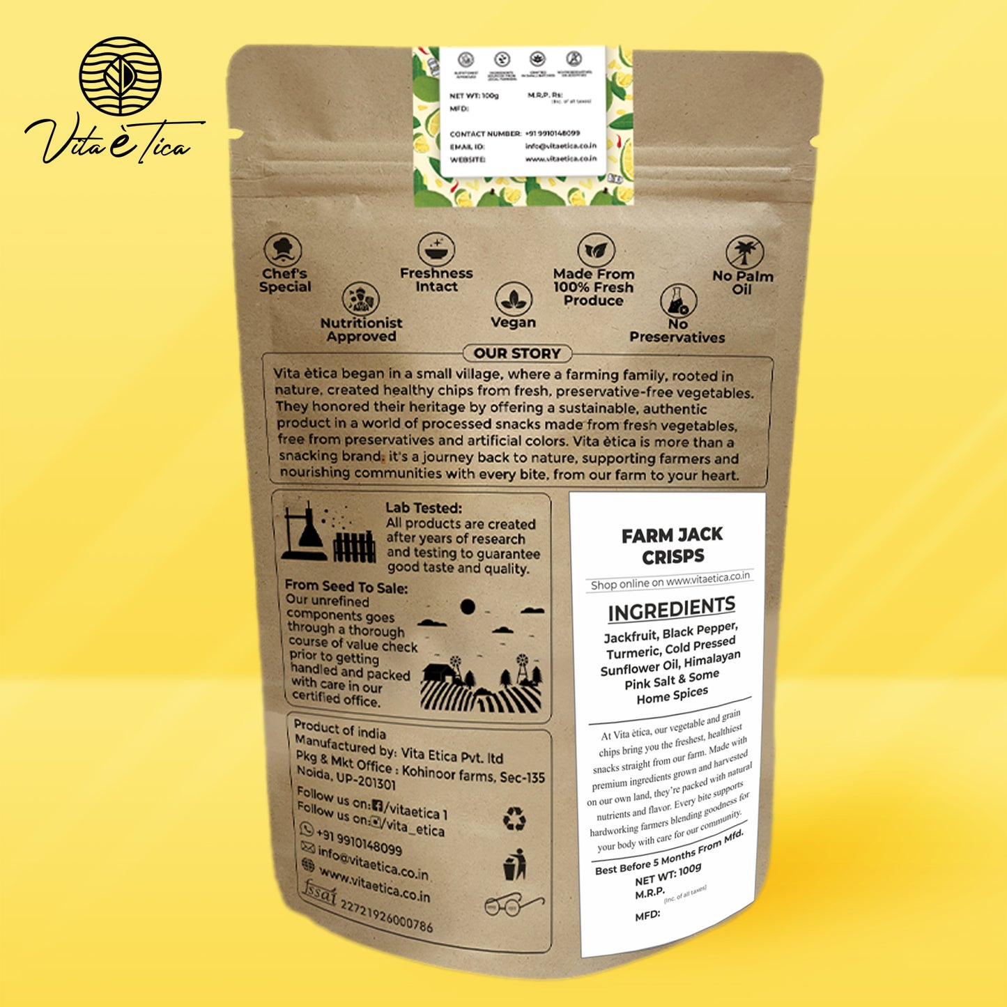 FARMJACK CRISPS (Jackfruit chips)