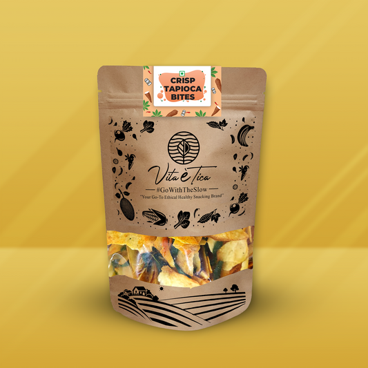 Crunchy tapioca bites by Vita Etica