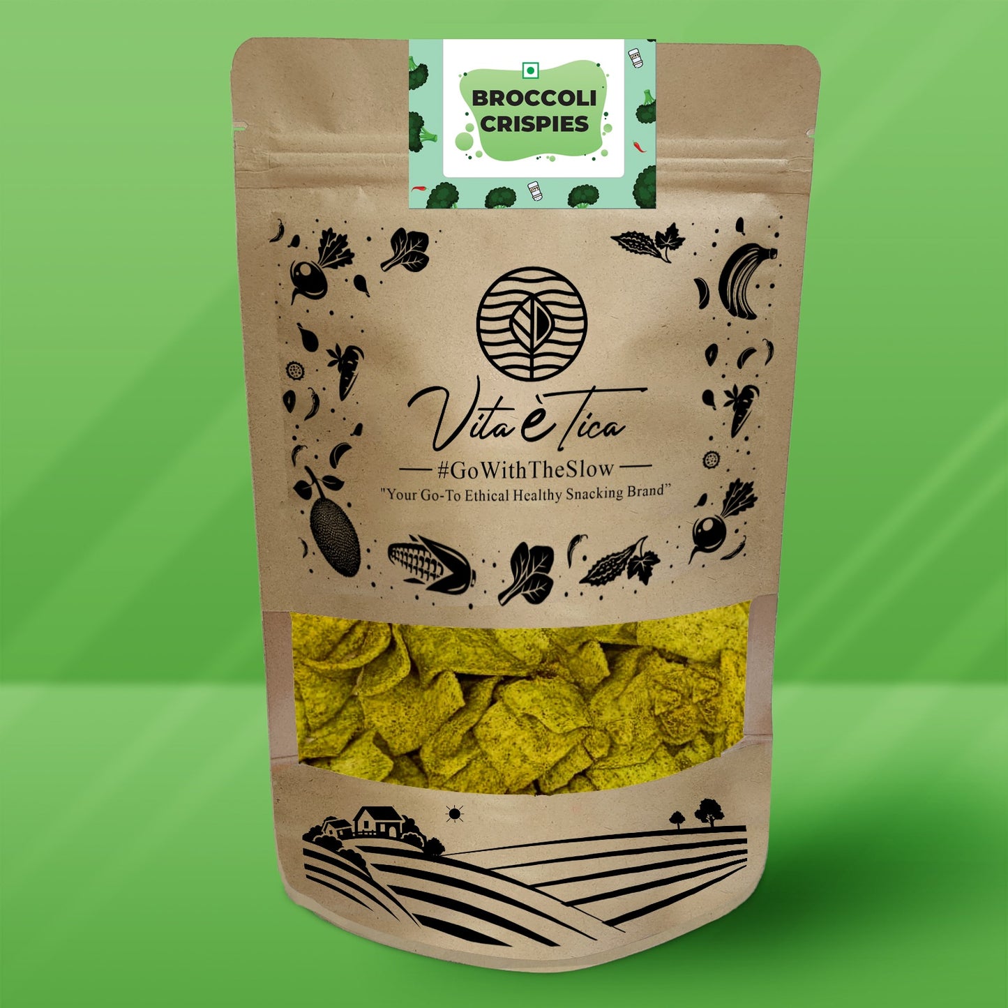 Guilt-free broccoli crisps for healthy snacking