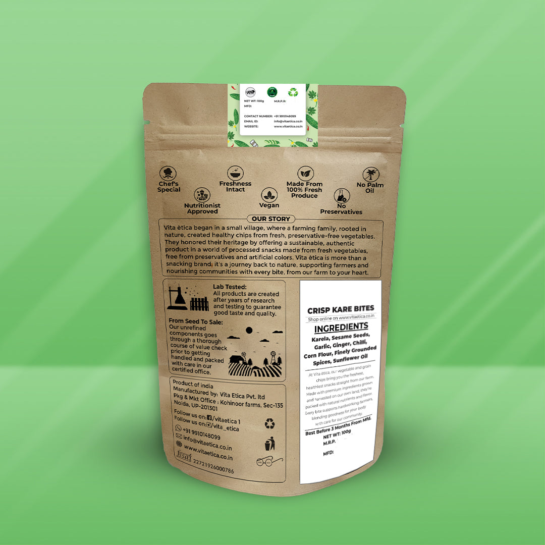 Guilt-free crispy kare chips for healthy snacking