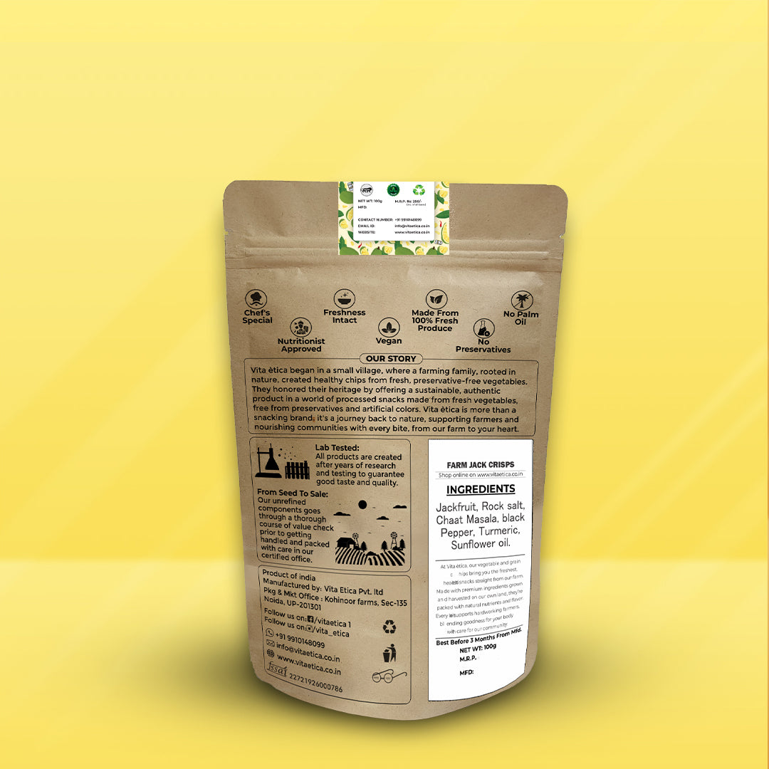 Guilt-free farmjack chips for healthy snacking