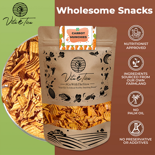 Vita Etica healthy carrot munchies snack