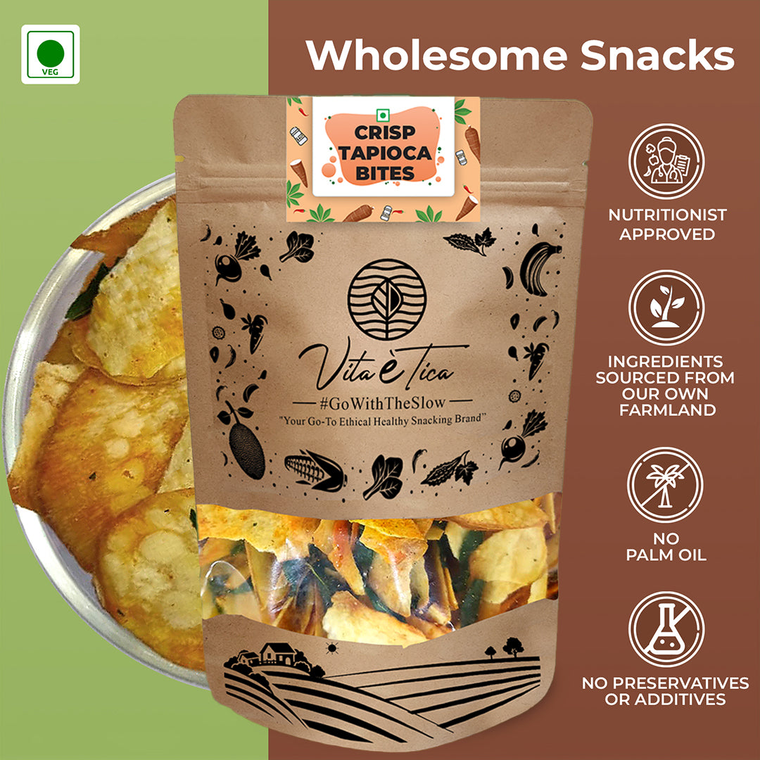 Vita Etica healthy crisptapioca bites snack