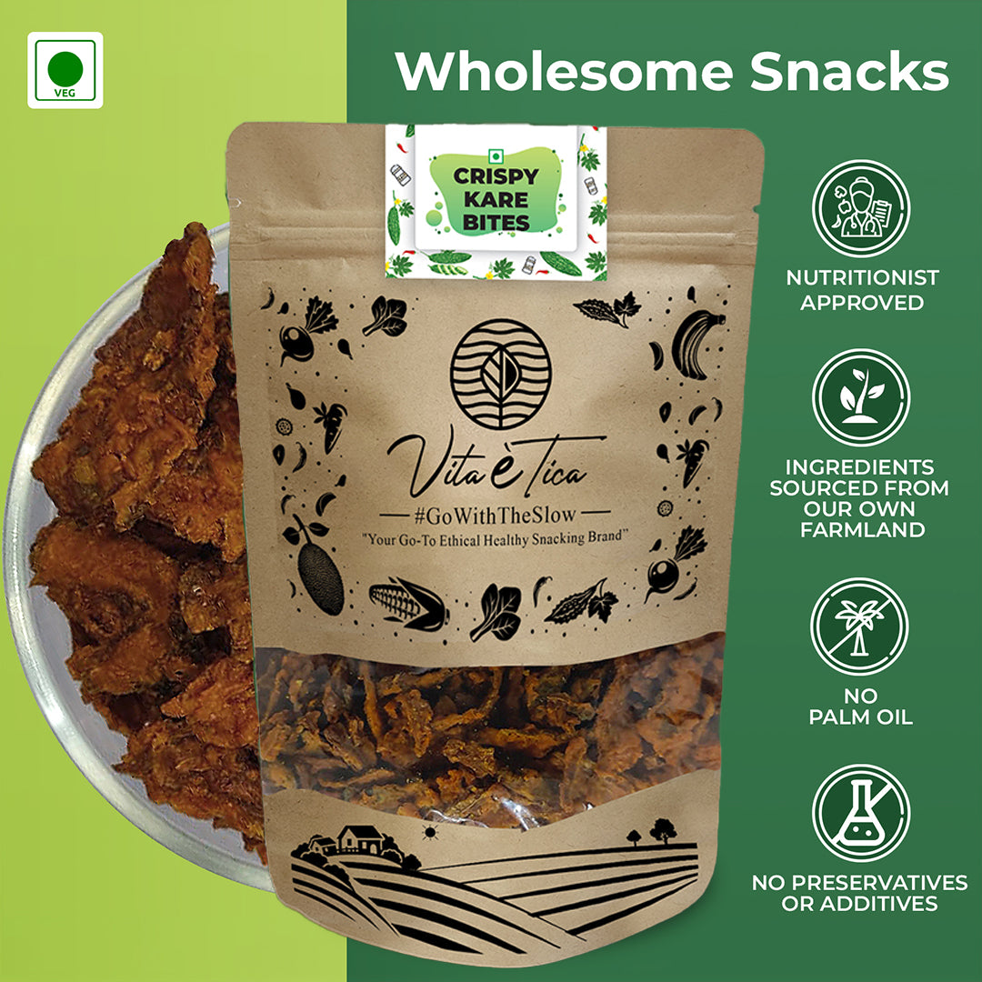 Vita Etica healthy crispy kare bites snack