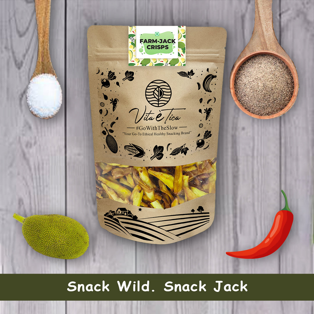 Organic farmjack crispies snack by Vita Etica