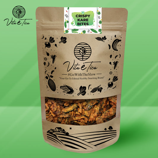 CRISPY KARE BITES (Karela chips)