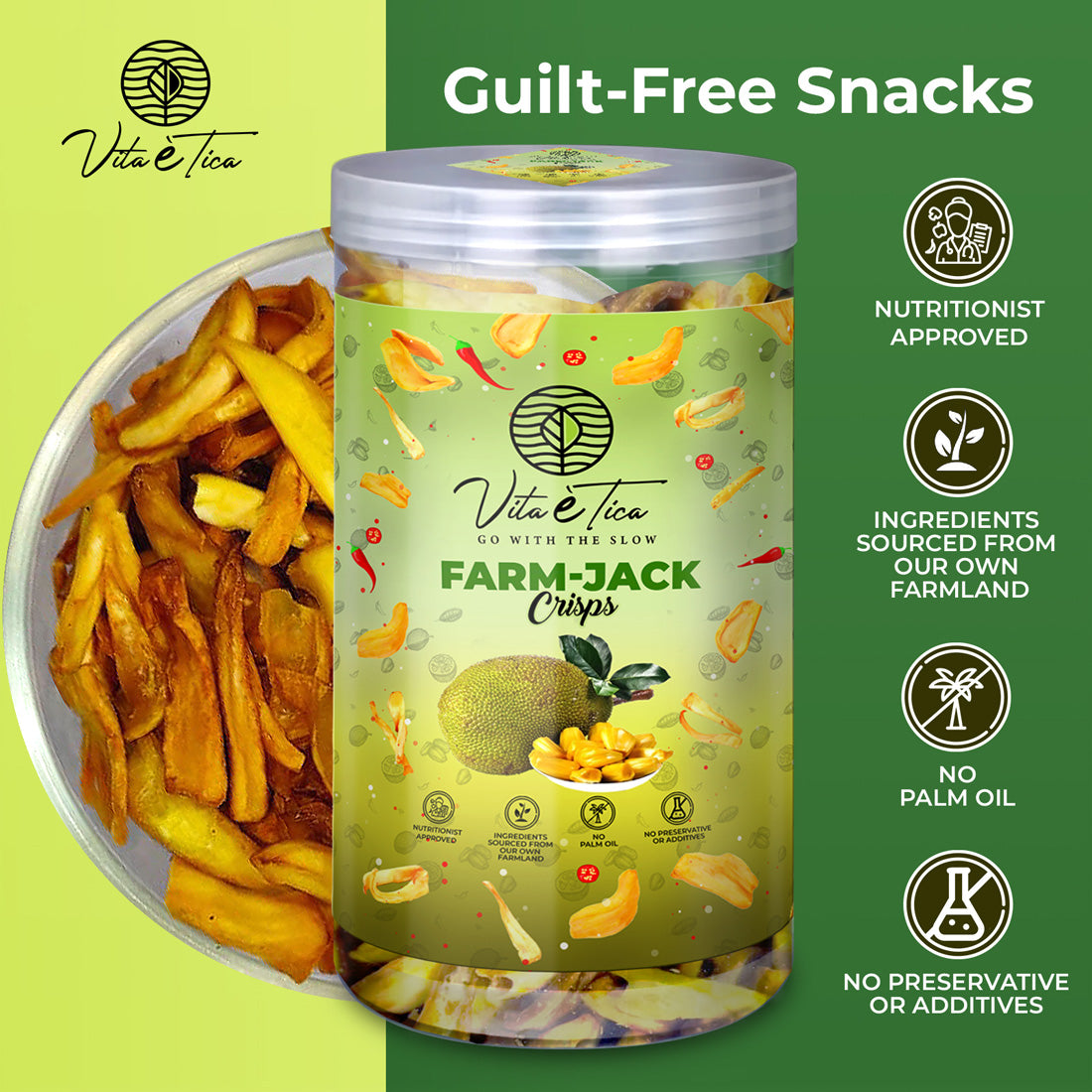 FarmJack Crisps (Jackfruit chips)