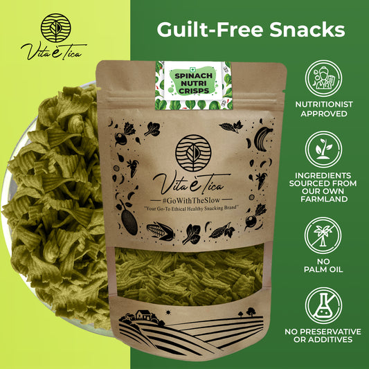 SPINACHNUTRI CRISPS (Spinach Chips)