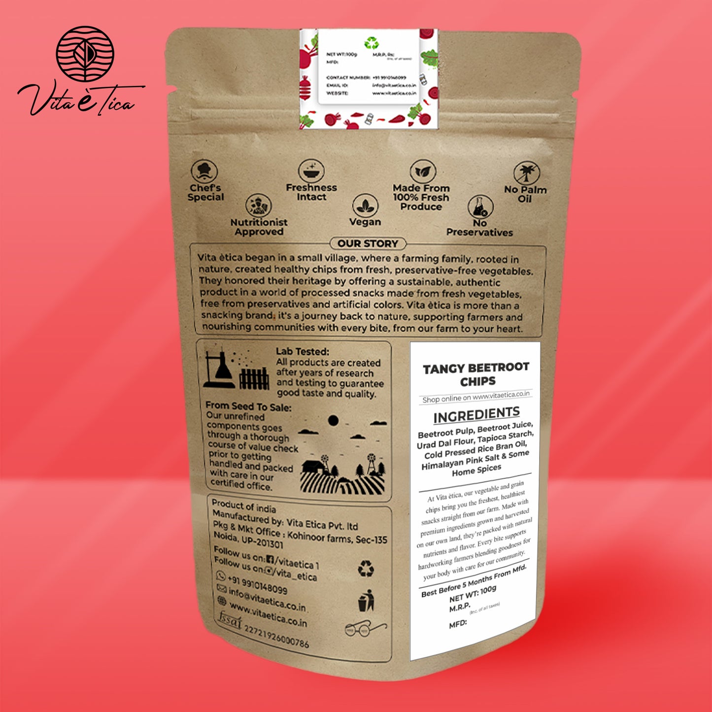 TANGY BEETROOT CHIPS