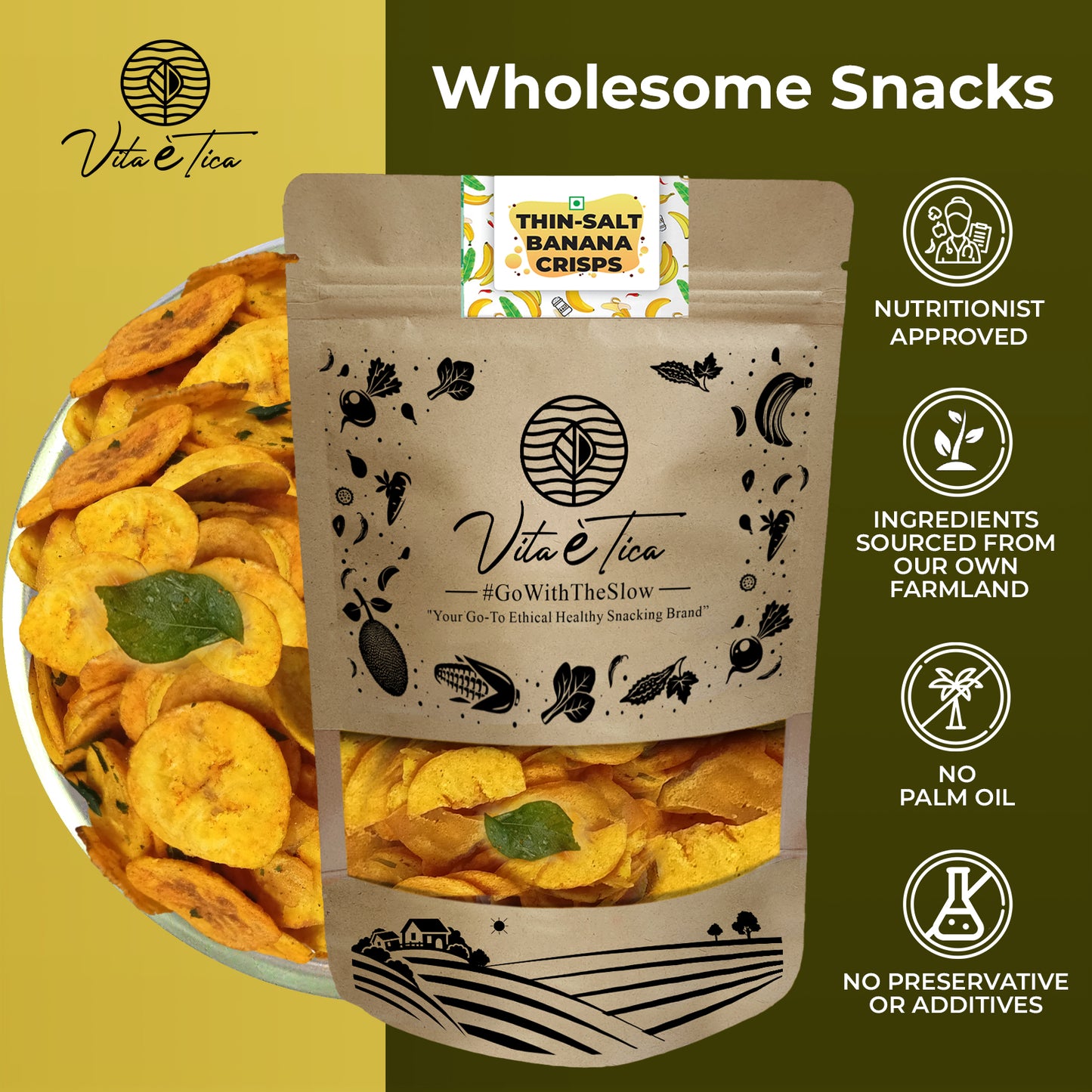 THIN SALT BANANA CRISPS