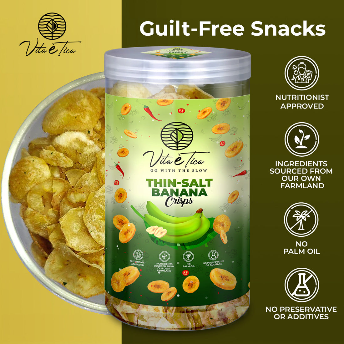 ThinSalt Banana Crisps