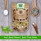 Organic spinach crispies snack by Vita Etica